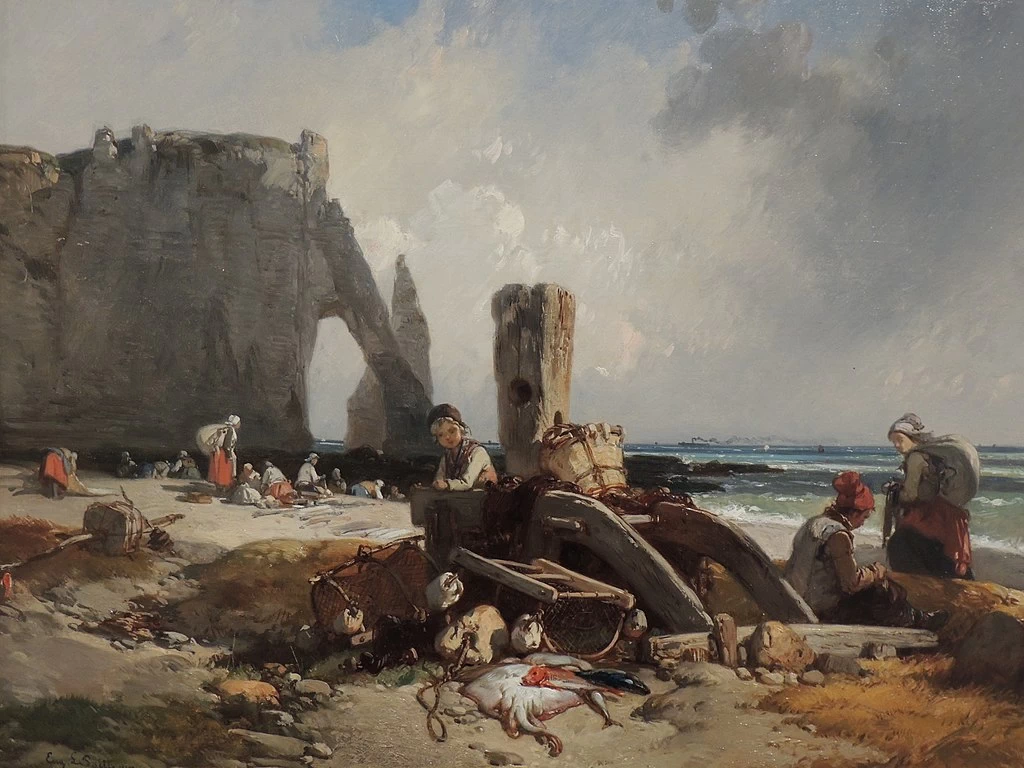 Pescatori a Etretat - Musée des Pêcheries